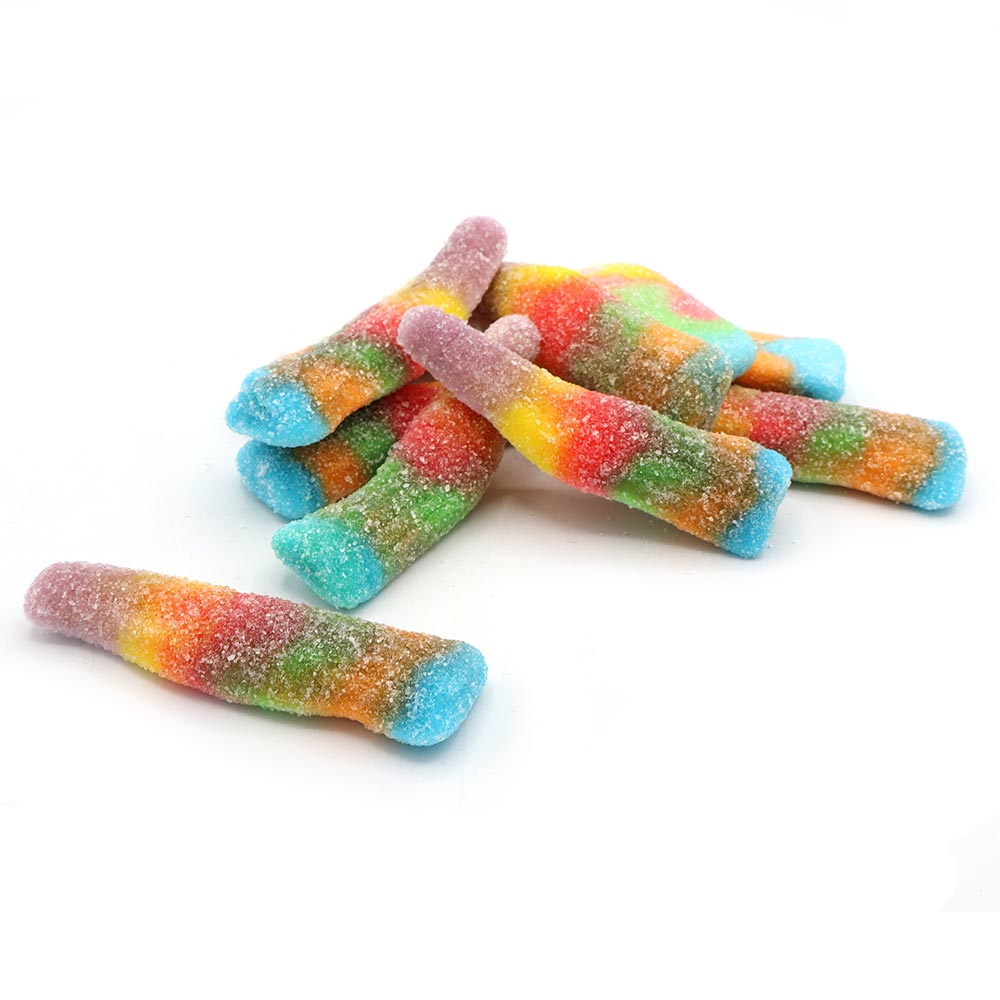 Rainbow flowers, Rings, bottles