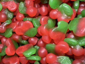 Cherries Fizzy and Non Fizzy (vegan)