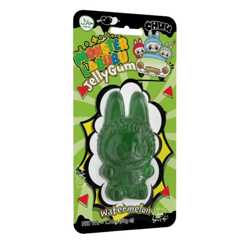 Monster Labubu Jelly Gum Strawberry, Watermelon & Blue Raspberry Sweet