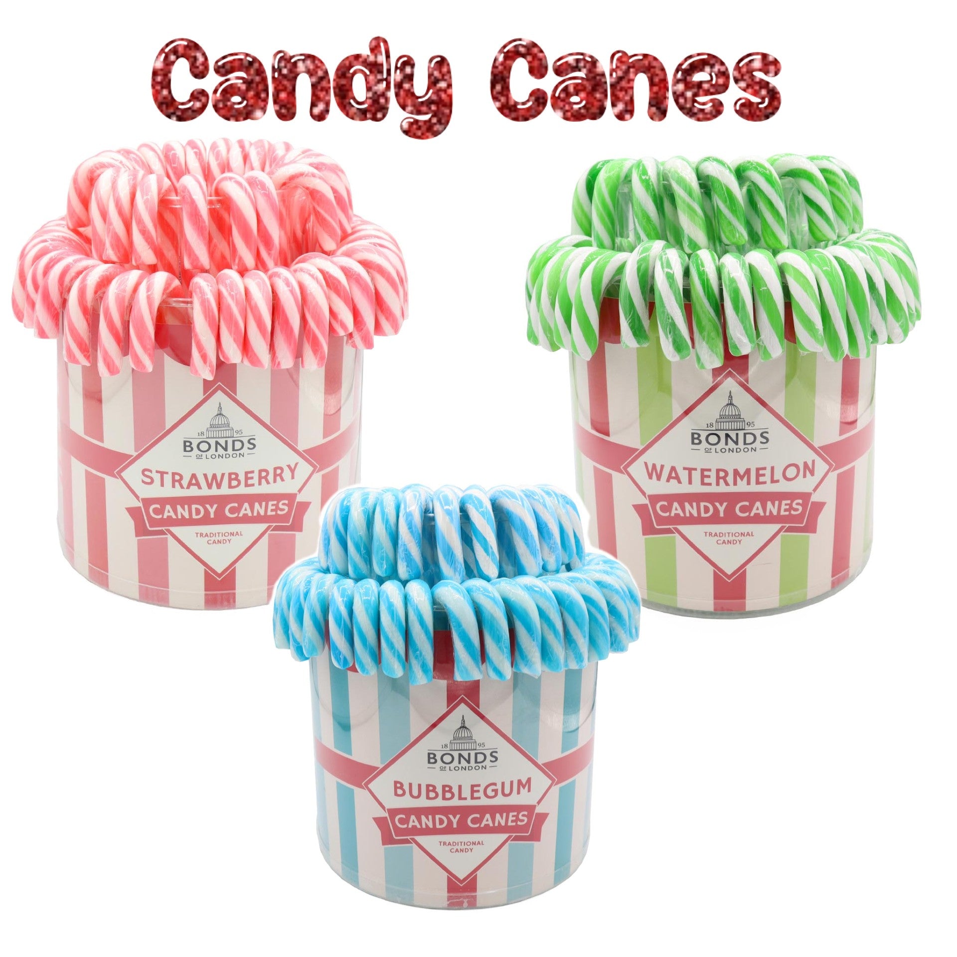 15 Bonds Candy Canes, sweets stocking filler.