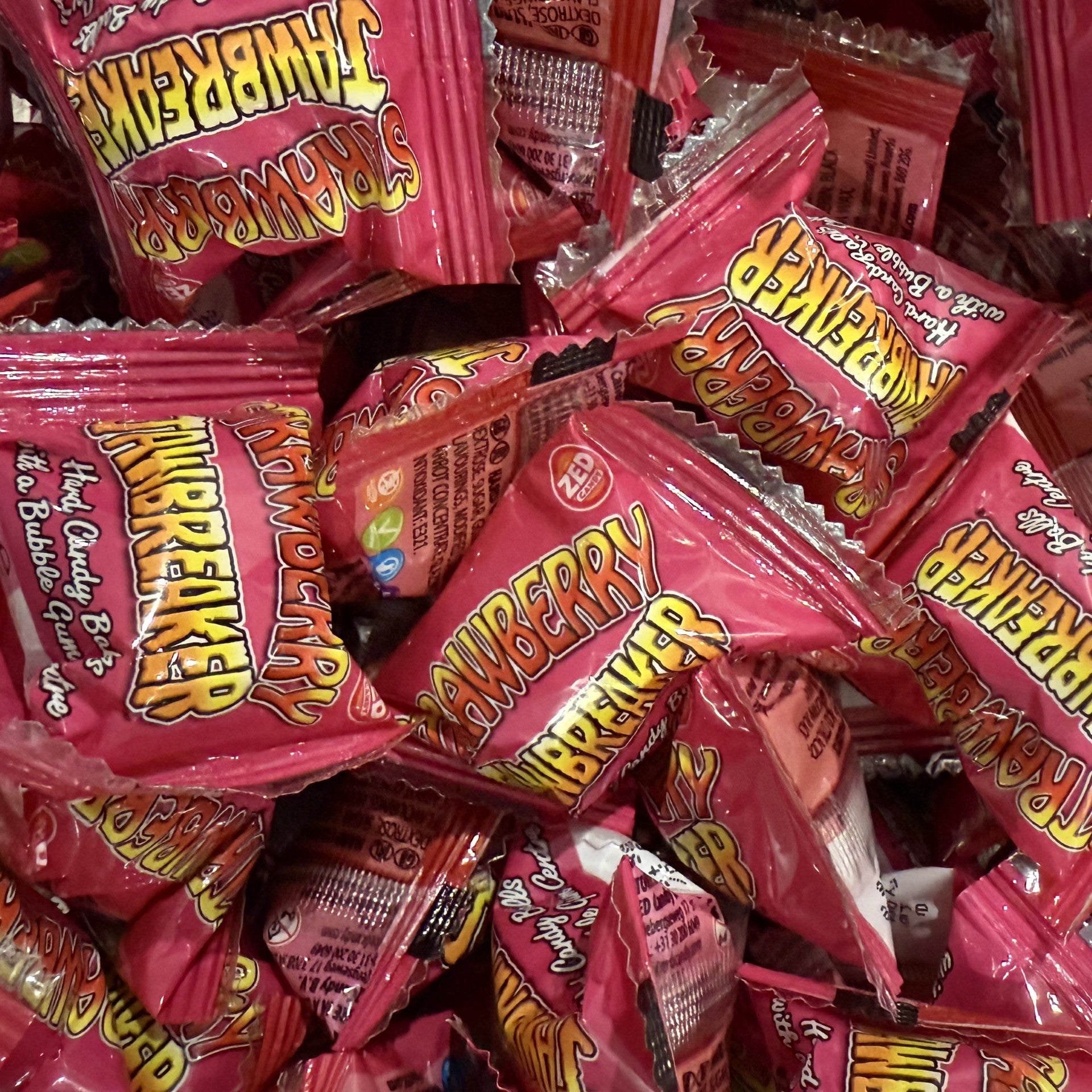Zed Candy Jawbreakers (Strawberry, Tropical, Sour Cherry)