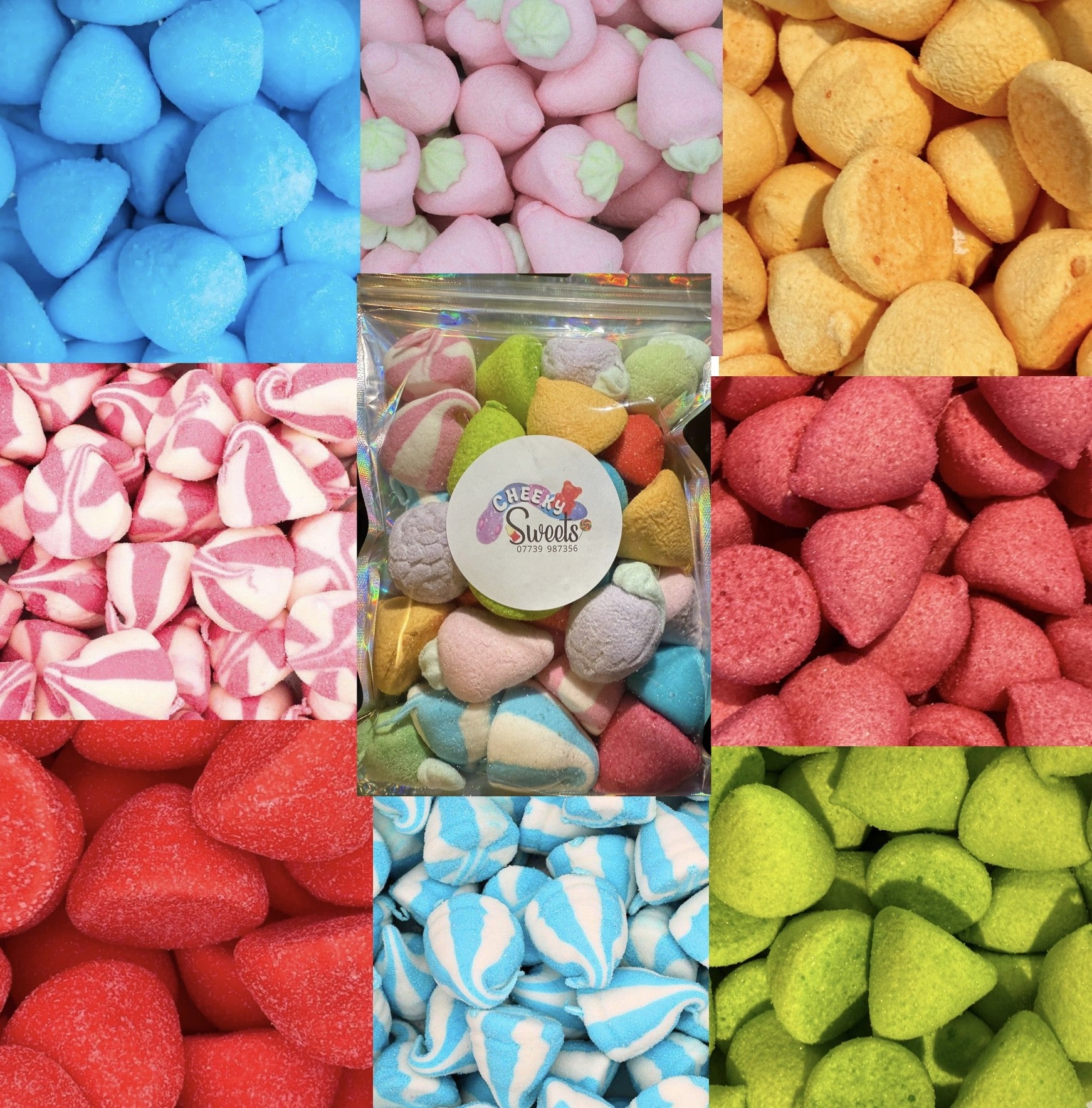 Marshmallows (Paint Balls, Top Mallows, Whips, Jelly-filled)