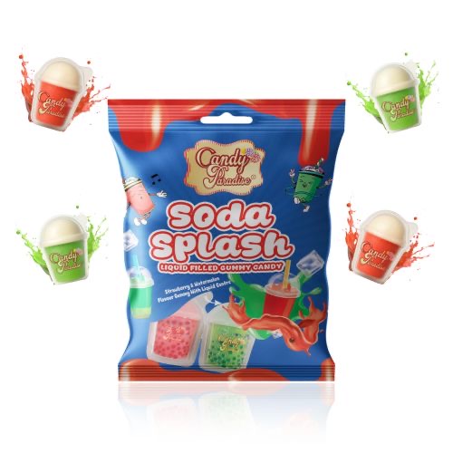 Candy Paradise Burst Pops Gummy Candy with Liquid centre, Viral trending Sweets