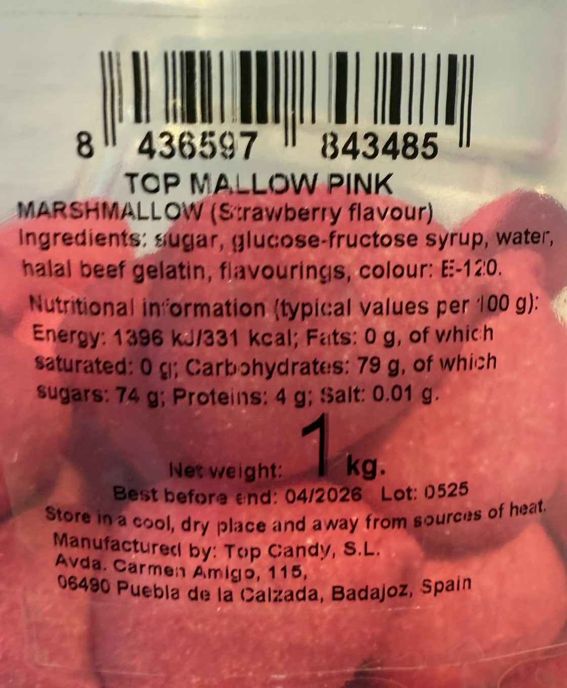 Marshmallows (Paint Balls, Top Mallows, Whips, Jelly-filled)