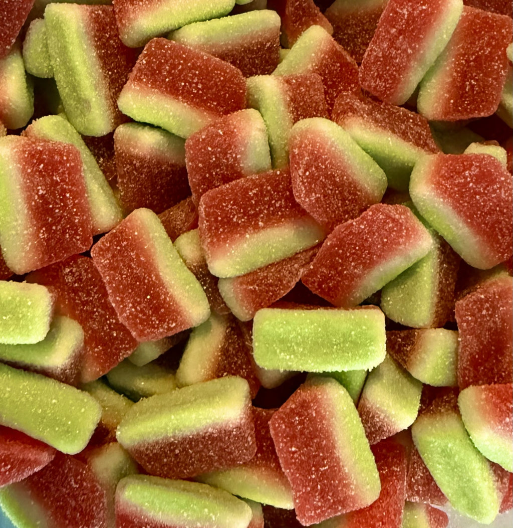 Fizzy Fruit Slices (Watermelon, Blue Raspberry, Strawberry, Lime, Pina Colada, Cherry)